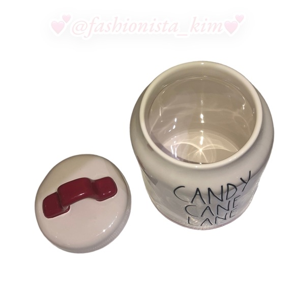 🛍️ Rae Dunn candy cane lane canister jar New with tags - Picture 2 of 5